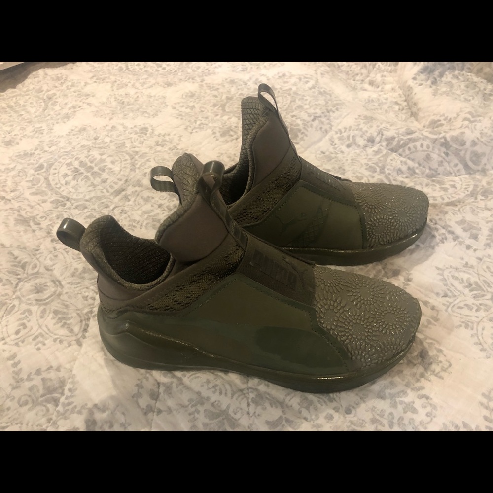 Puma Olive Green Sneakers